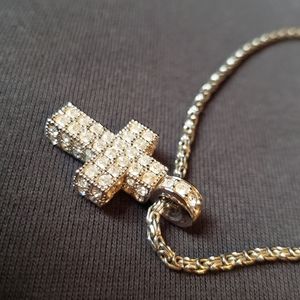 Swarovski Crystal Cross Necklace